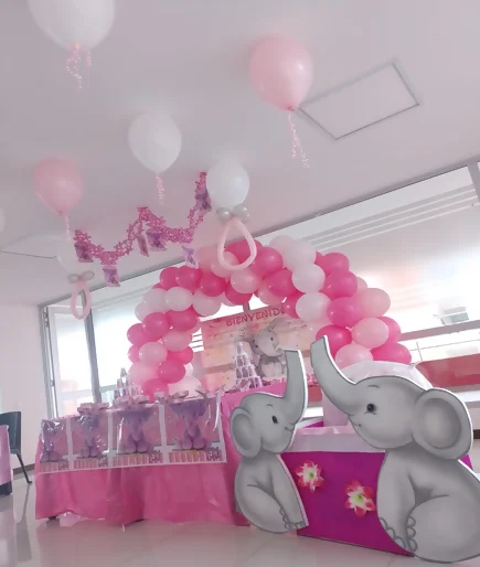 Decoración de elefante para fiesta de Baby Shower, decoraciones de