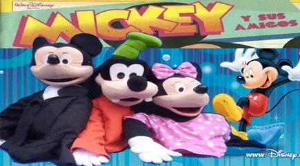 Titeres-Disney-Mickey-y-sus-Amigos